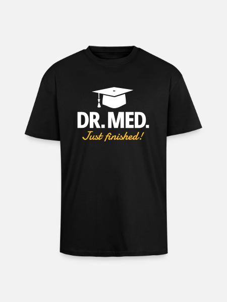 Docteur mortier - T-shirt unisexe oversize épais - noir