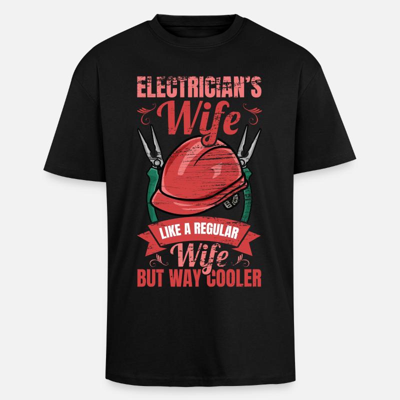 Electronics technician - Unisex Oversized Heavyweight T-shirt - black