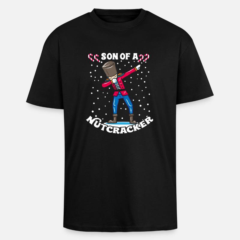 Dabbing Nussknacker Weihnachten Geschenk Dab - Oversized Heavyweight Unisex T-Shirt - Schwarz
