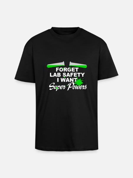 chimie - T-shirt unisexe oversize épais - noir