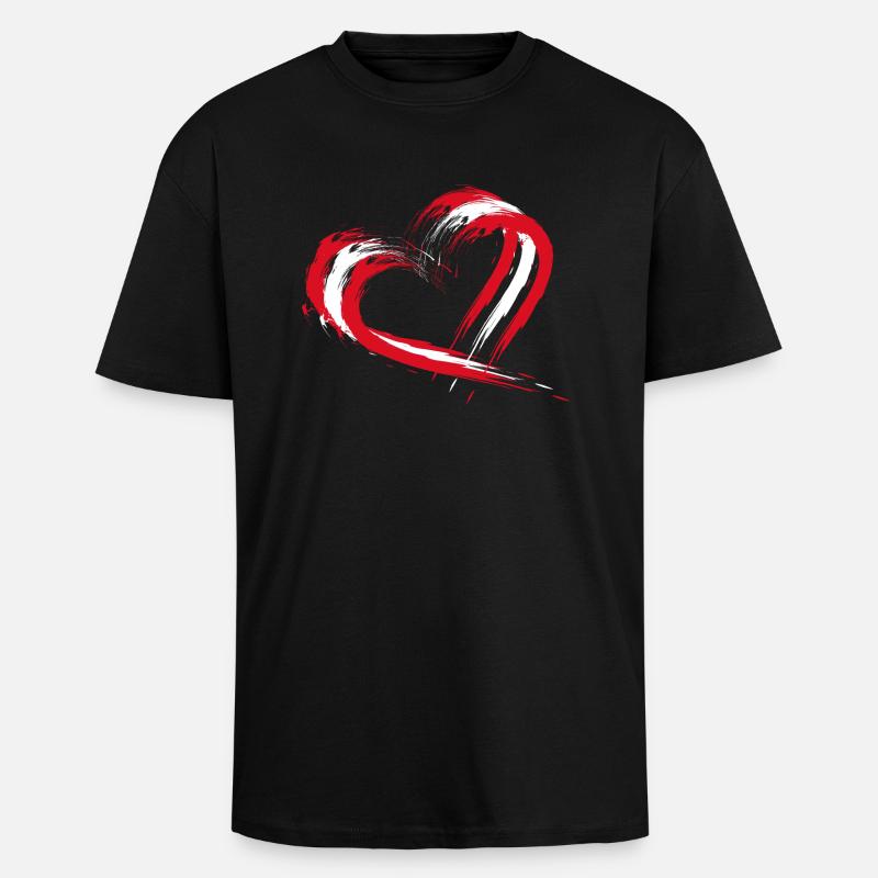 Peru - Oversized Heavyweight Unisex T-Shirt - Schwarz