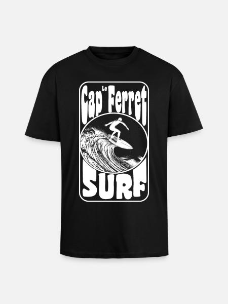 CAP FERET - Unisex Oversized Heavyweight T-shirt - black