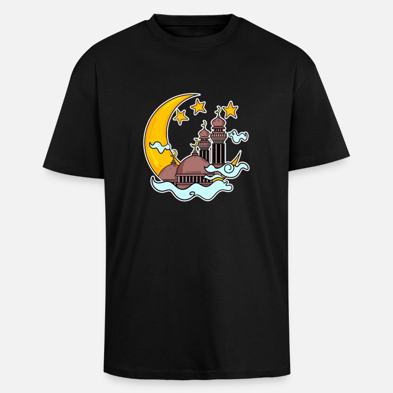 Ramadan - Oversized Heavyweight Unisex T-Shirt - Schwarz