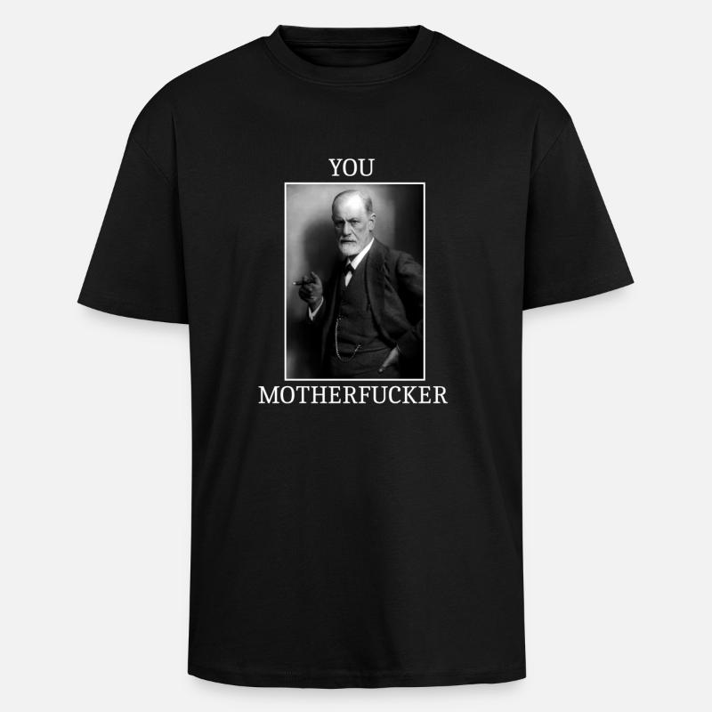 Sigmund Freud SAME - Oversized Heavyweight Unisex T-Shirt - Schwarz