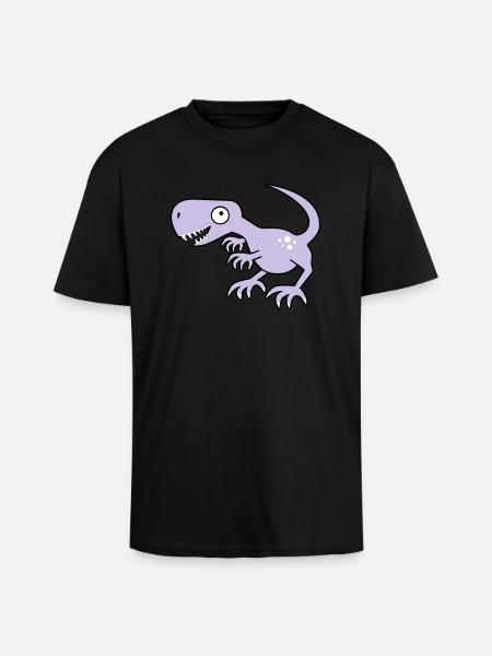 Dinosaurier - T-Rex - Oversized Heavyweight Unisex T-Shirt - Schwarz