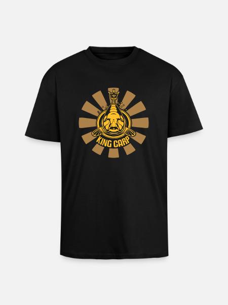 KING CARP - Oversized Heavyweight Unisex T-Shirt - Schwarz