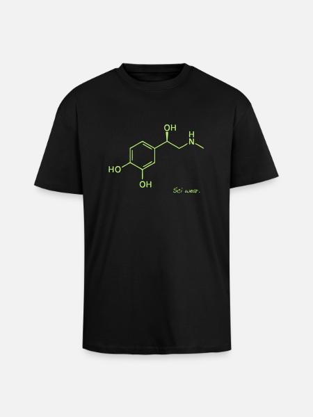 Adrénaline - T-shirt unisexe oversize épais - noir