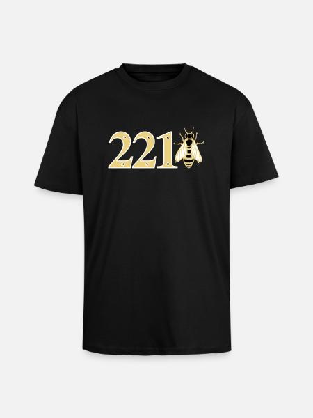 sherlock_221bee - Unisex Oversized Heavyweight T-shirt - black