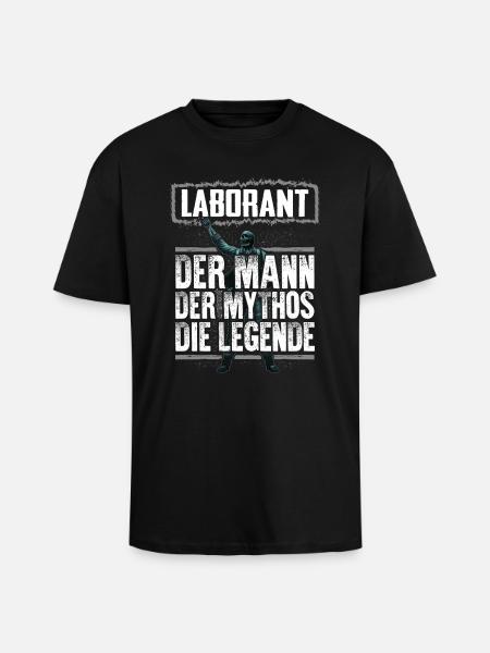 LABORANT - Mythos - Oversized Heavyweight Unisex T-Shirt - Schwarz