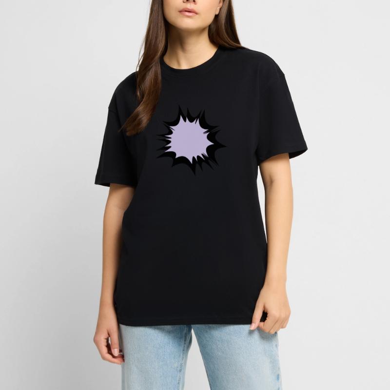Comic Sprechblase Explosion Oversized Heavyweight Unisex T-Shirt