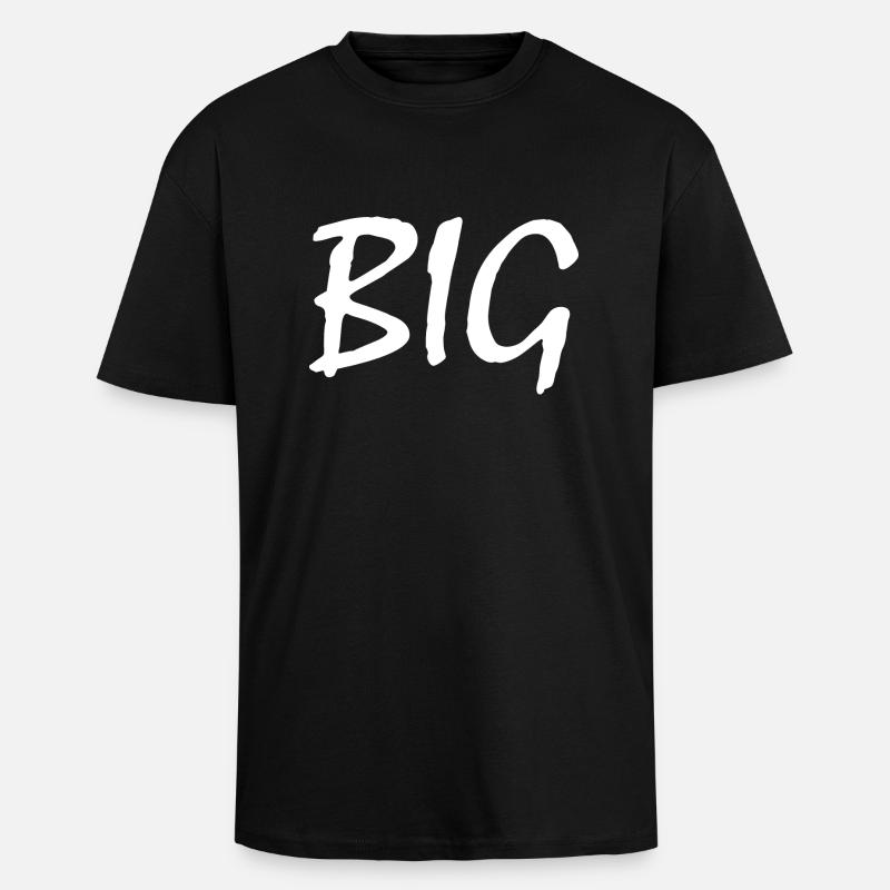 Big - Oversized Heavyweight Unisex T-Shirt - Schwarz