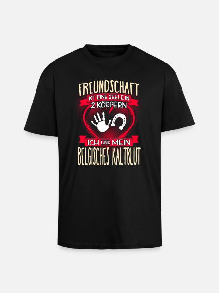 BELGISCHES-KALTBLUT - 3 - Oversized Heavyweight Unisex T-Shirt - Schwarz