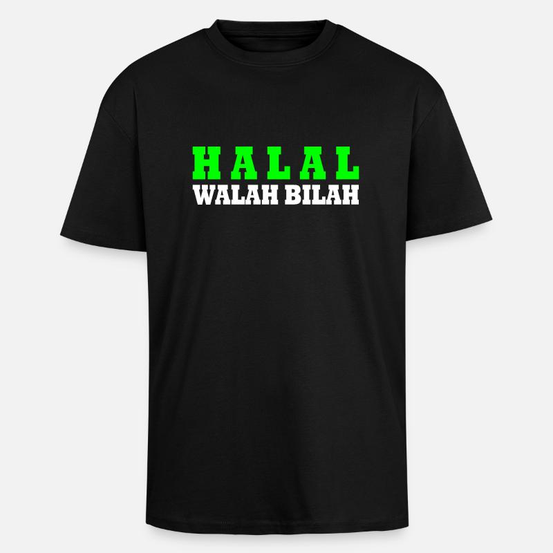 Halal - Oversized Heavyweight Unisex T-Shirt - Schwarz