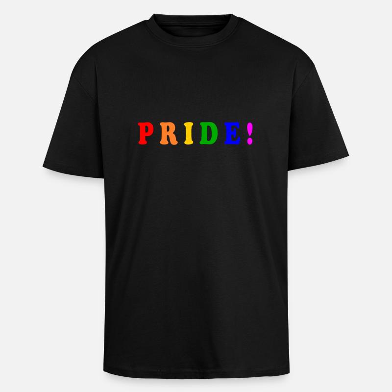 Pride - Oversized Heavyweight Unisex T-Shirt - Schwarz