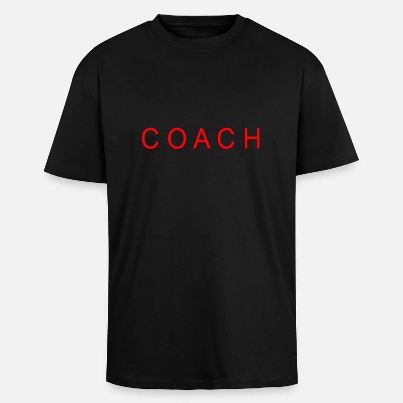 Coach - T-shirt unisexe oversize épais - noir