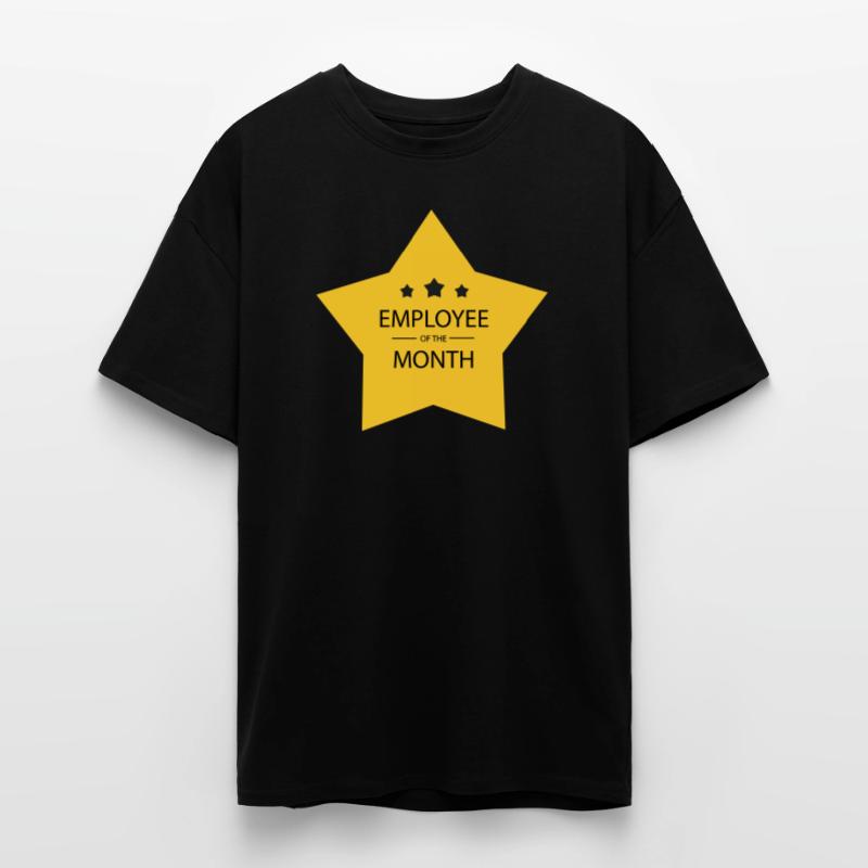 Dipendente del mese T-shirt unisex oversize pesante