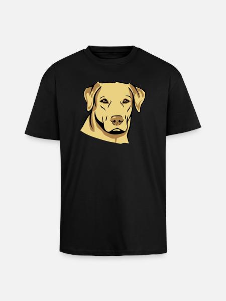 Dog mops - Unisex Oversized Heavyweight T-shirt - black