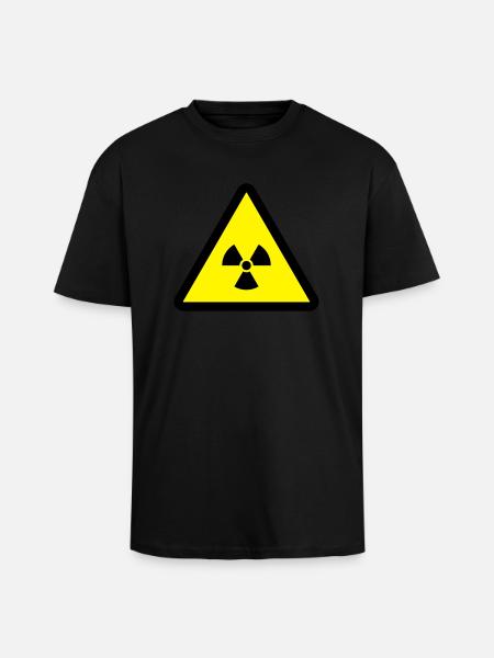 RADIOAKTIV - Oversized Heavyweight Unisex T-Shirt - Schwarz