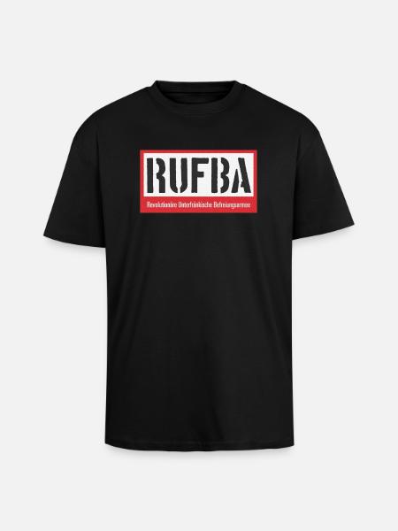 RUFBA - Oversized Heavyweight Unisex T-Shirt - Schwarz