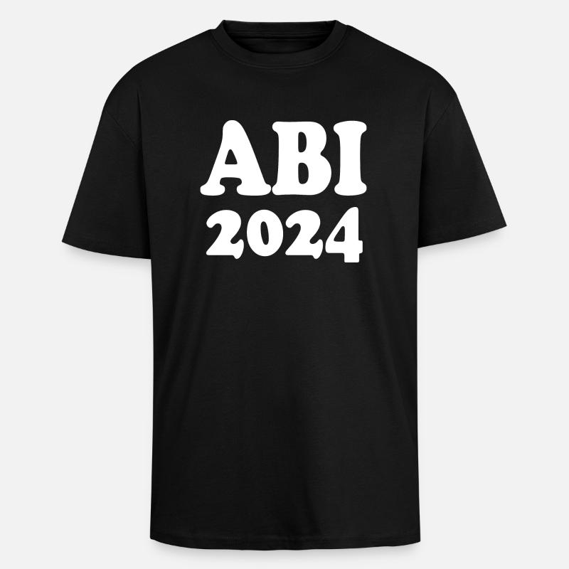 Abi 2024 - Oversized Heavyweight Unisex T-Shirt - Schwarz