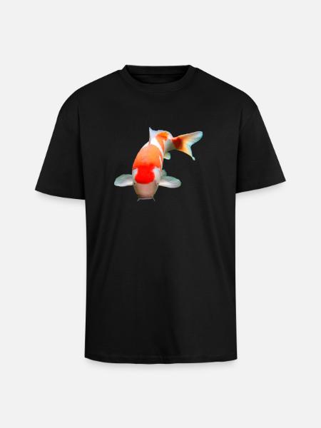 kohaku - Oversized Heavyweight Unisex T-Shirt - Schwarz
