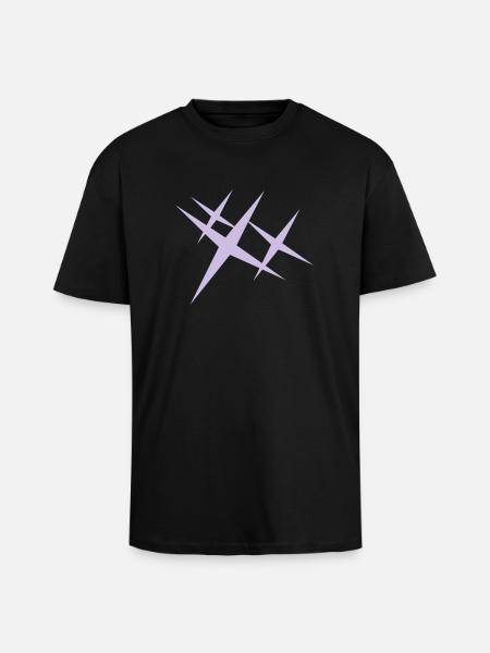 Glitzer / sparkle (1c) - Oversized Heavyweight Unisex T-Shirt - Schwarz