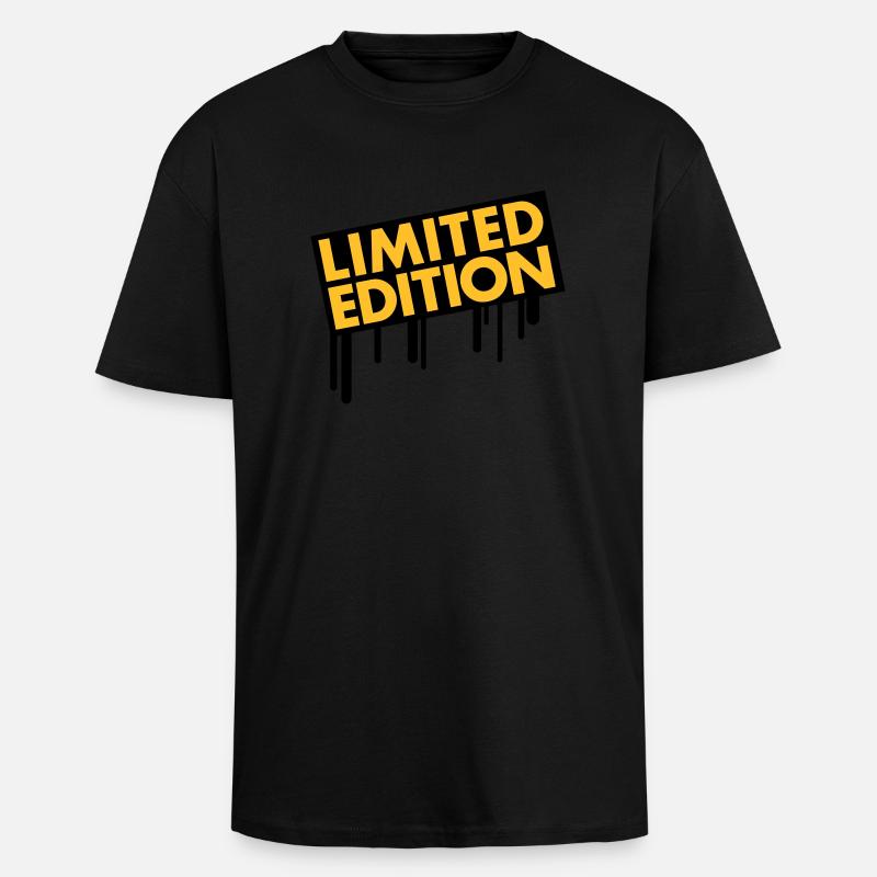 limited_edition_graffiti - T-shirt unisexe oversize épais - noir