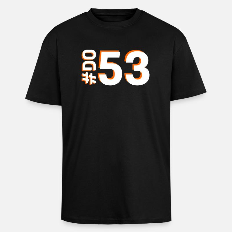 DO53 - Oversized Heavyweight Unisex T-Shirt - Schwarz