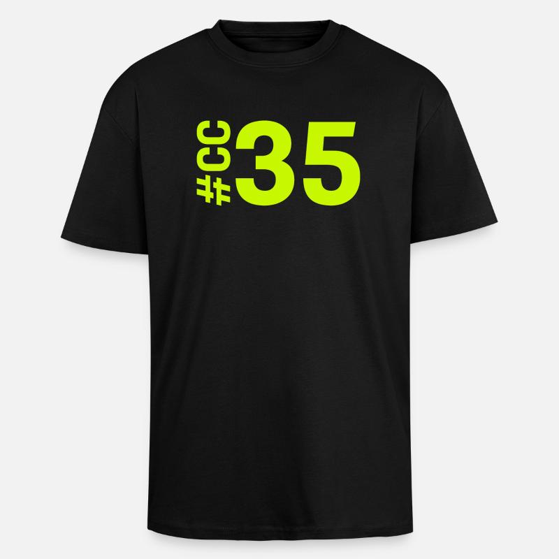 CC35-KARTON - Oversized Heavyweight Unisex T-Shirt - Schwarz