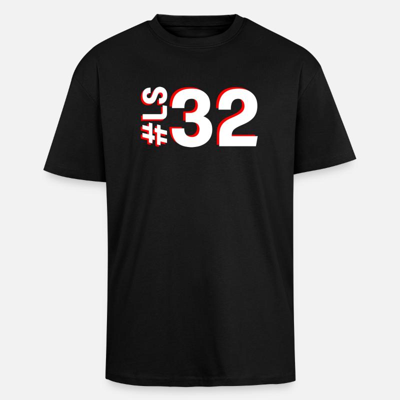 LS32 - Oversized Heavyweight Unisex T-Shirt - Schwarz