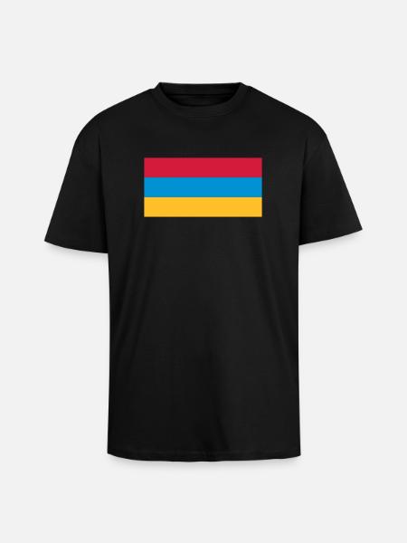 Arménie (V) - Oversized Heavyweight Unisex T-Shirt - Schwarz