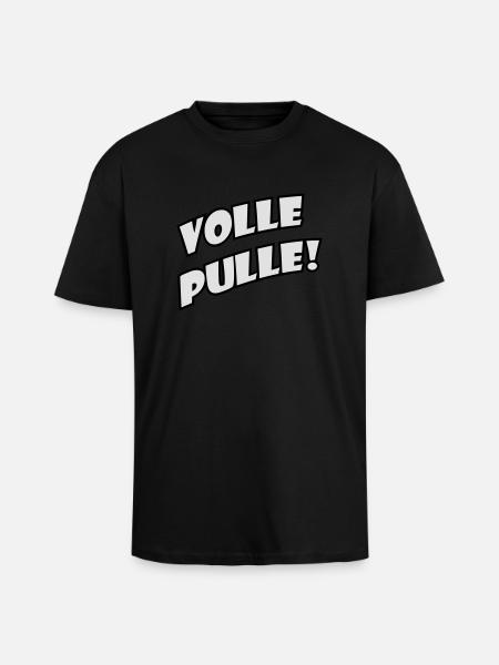Volle Pulle! - Oversized Heavyweight Unisex T-Shirt - Schwarz