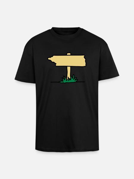 schild_3c - Unisex Oversized Heavyweight T-shirt - black