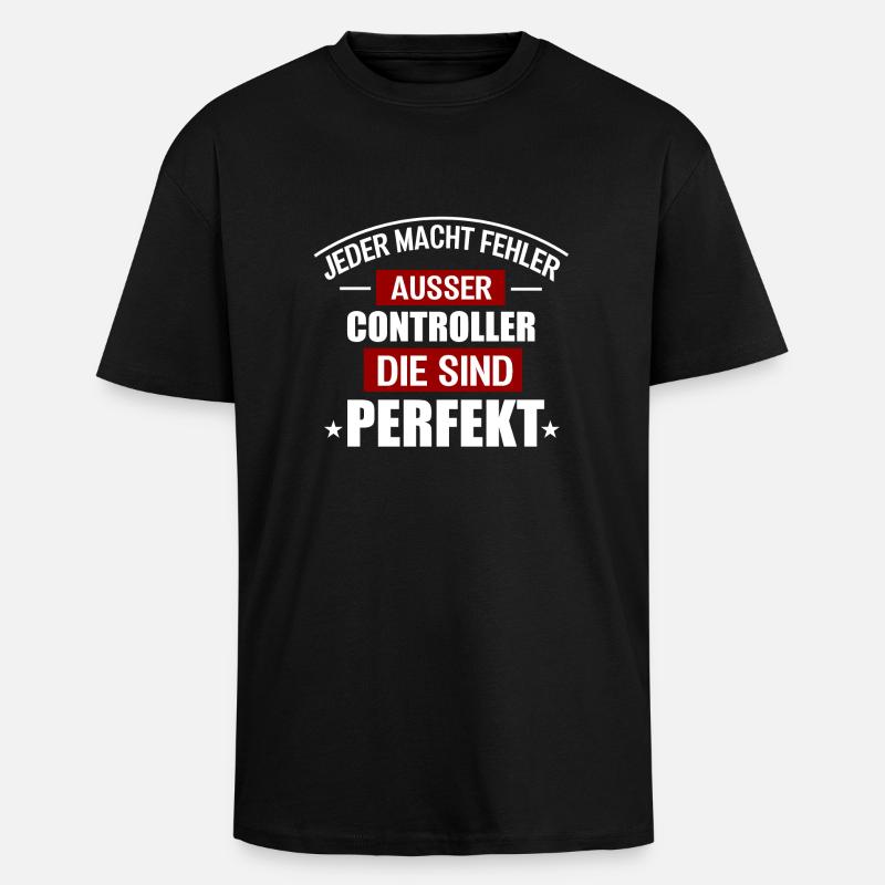 CONTROLLER - Oversized Heavyweight Unisex T-Shirt - Schwarz