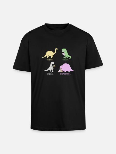Omnomnivore - Oversized Heavyweight Unisex T-Shirt - Schwarz