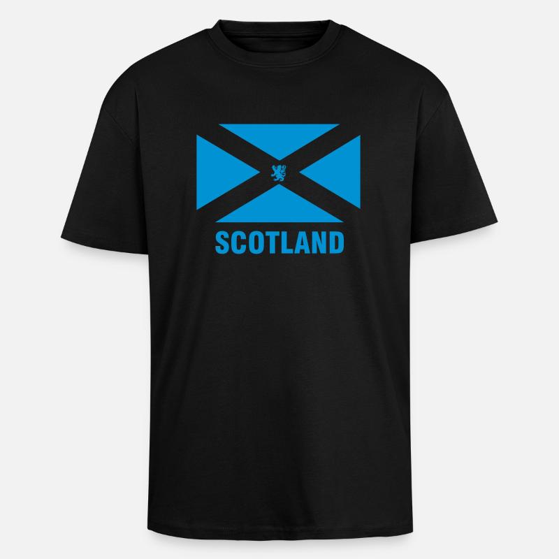 Scotland_logo1 - Oversized Heavyweight Unisex T-Shirt - Schwarz