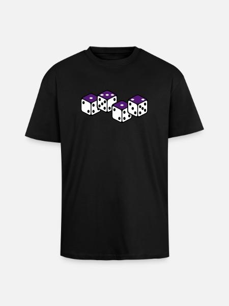 ACAB cube - Unisex Oversized Heavyweight T-shirt - black