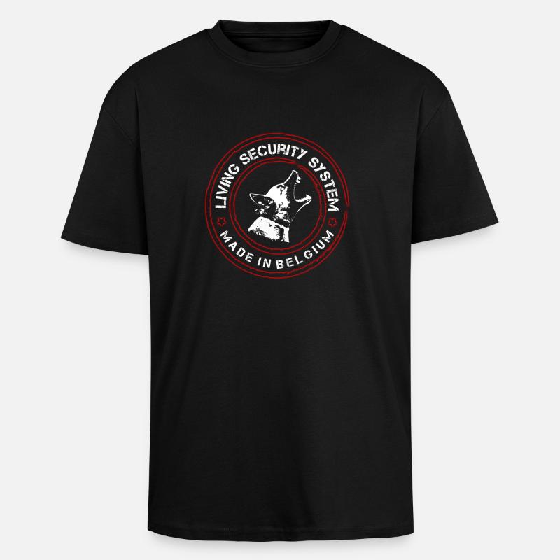Mali_Security2 - Oversized Heavyweight Unisex T-Shirt - Schwarz