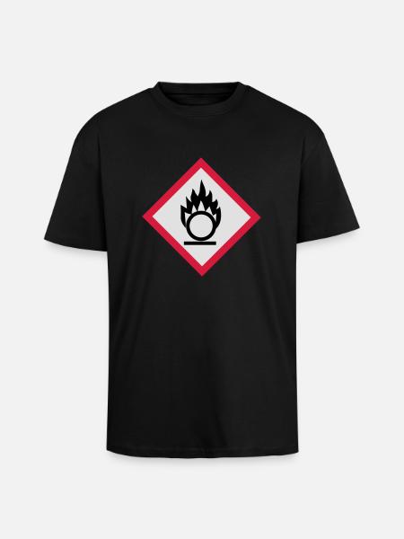 brandfoerdernd - Oversized Heavyweight Unisex T-Shirt - Schwarz