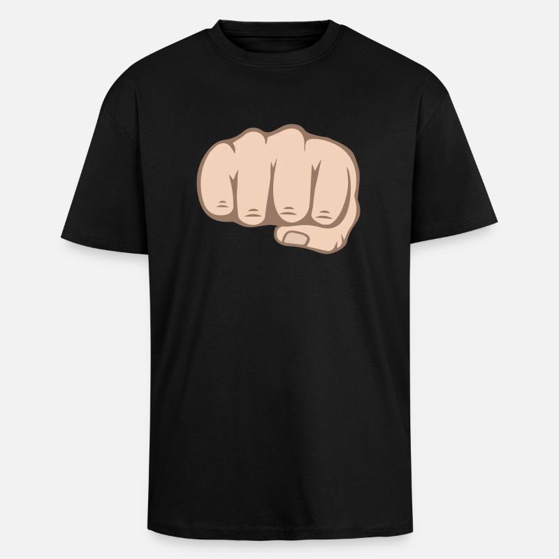 Faust - Oversized Heavyweight Unisex T-Shirt - Schwarz