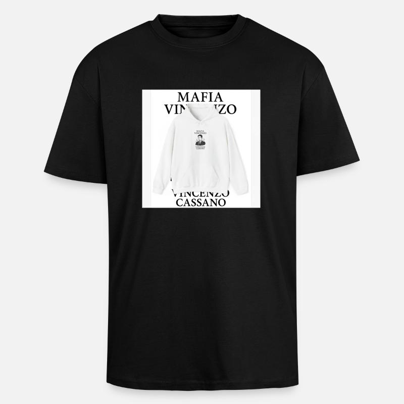 1000491677 - Oversized Heavyweight Unisex T-Shirt - Schwarz