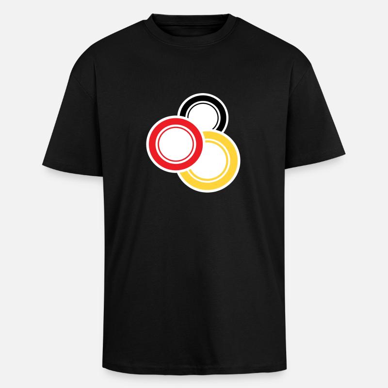 DL4 - Oversized Heavyweight Unisex T-Shirt - Schwarz