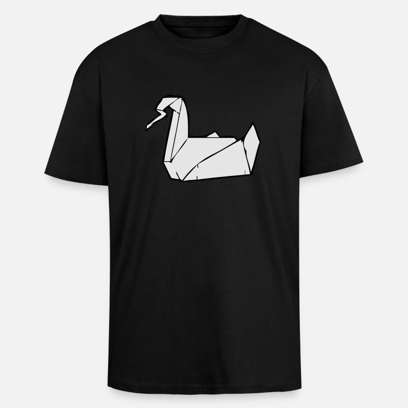 PRISON BREAK Kranich - Oversized Heavyweight Unisex T-Shirt - Schwarz