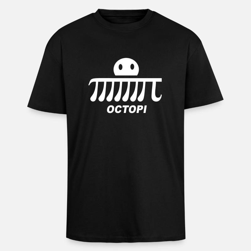 OCTOPI - Oversized Heavyweight Unisex T-Shirt - Schwarz