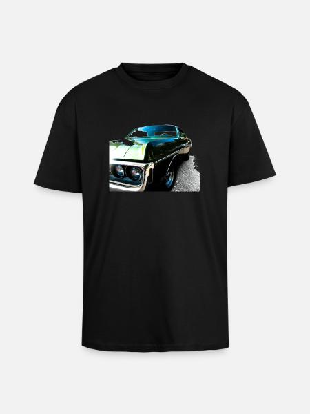 Dodge - Unisex Oversized Heavyweight T-shirt - black