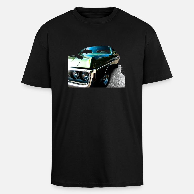 Dodge - Oversized Heavyweight Unisex T-Shirt - Schwarz