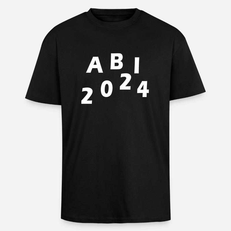Abi 2024 - Oversized Heavyweight Unisex T-Shirt - Schwarz