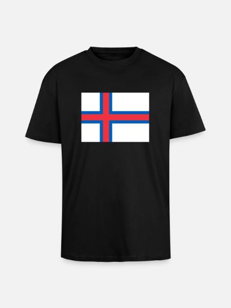 Færøerne - Unisex oversized heavyweight t-shirt - sort