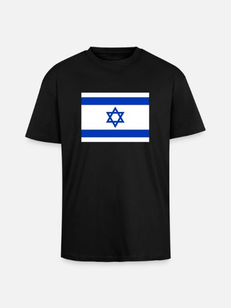 Israel - Unisex Oversized Heavyweight T-shirt - black