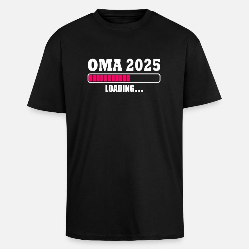 Oma 2025 - Oversized Heavyweight Unisex T-Shirt - Schwarz